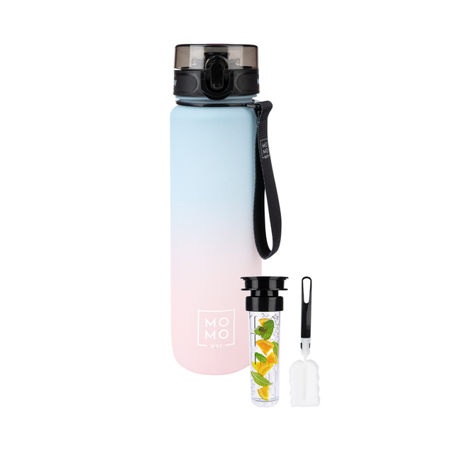 Tritan Water Bottle Blue and Pink