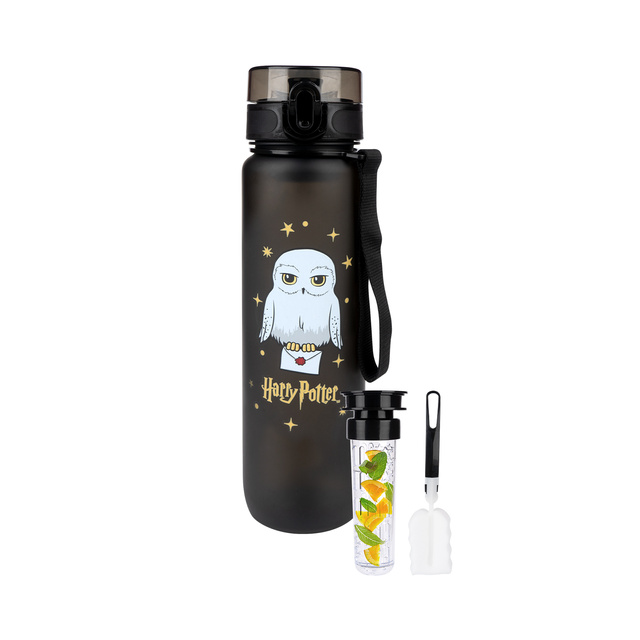 Water bottle 1L black | durable and practical | Harry Potter