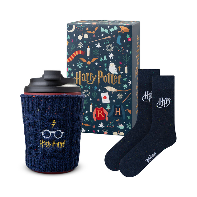 Zestaw Skarpetki Harry Potter + Kubek Termiczny