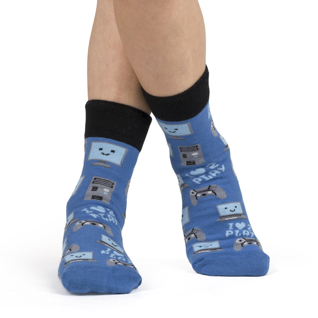 Women's SOXO socks with computer