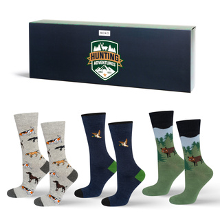SOXO men's colorful hunting socks - 3 pairs