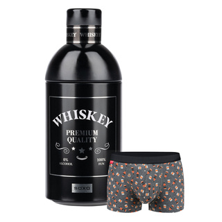 Men's Whiskey boxer shorts in SOXO bottle | Gift idea | Boy's Day | Cotton panties