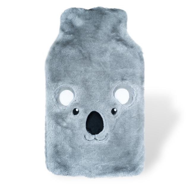 Gray hot water bottle SOXO koala heater