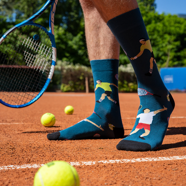 Men's colorful socks SOXO Tennis - 3 pairs