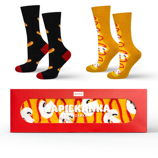 SOXO Men's Women's Baked Socks