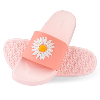 Comfort Women's and Men's Beach Flip-flops SOXO daisies | Perfect for Beach Holidays and Swimming Pool | Rubber