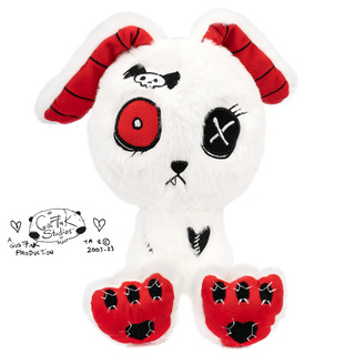 Gus Fink white cat mascot Numb x Bunny