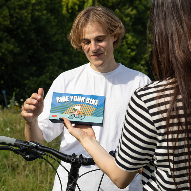 Men's colorful socks SOXO bike - 3 pairs