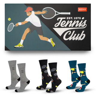 Men's colorful socks SOXO Tennis - 3 pairs