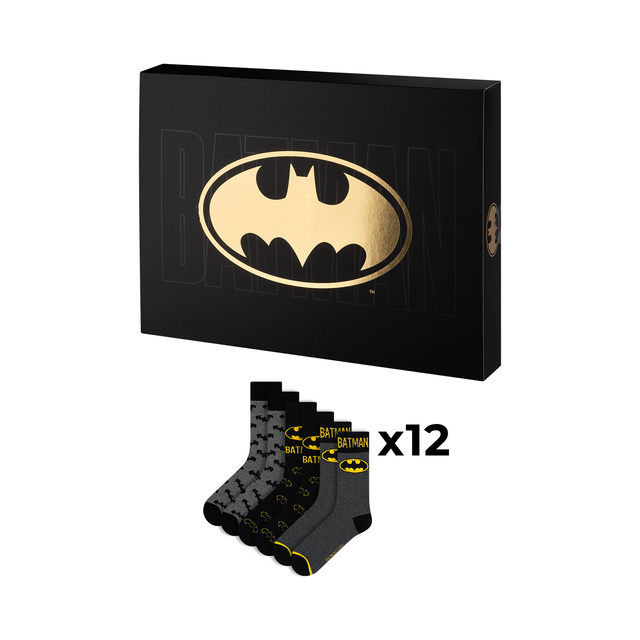 Kalendarz Adwentowy ze Skarpetkami Batman 12-pak