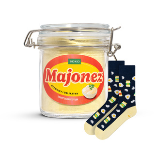 SOXO Men's Socks Mayonnaise in a Jar