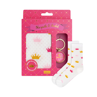Drama Queen Socks + Keychain Set