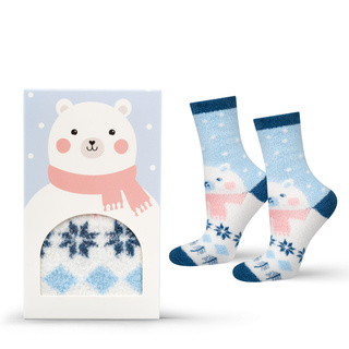 SOXO women's teddy bear socks