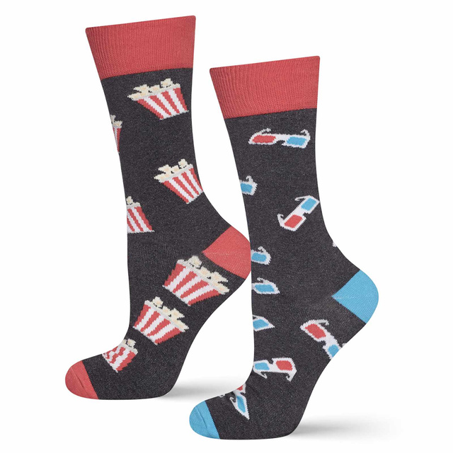 Men's colorful SOXO GOOD STUFF socks cotton cinema