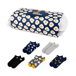 SOXO men's colorful socks for women in embossing - 5 pairs