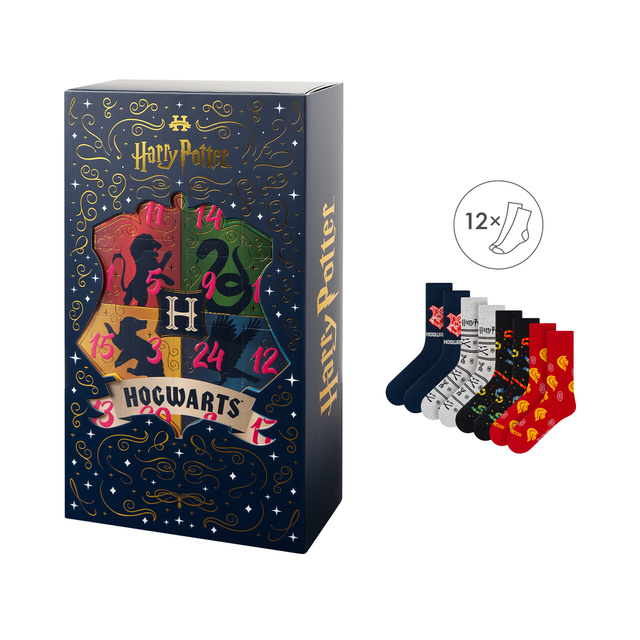 Zestaw Prezentowy ze Skarpetkami Harry Potter 12-pak