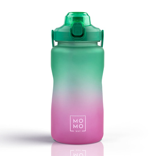 Water bottle 1.5L green-pink | BPA free
