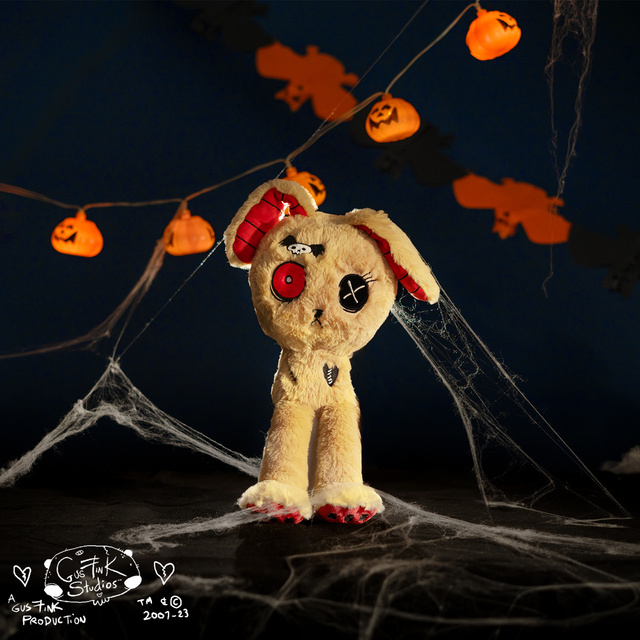 Gus Fink beige cat mascot Numb x Bunny