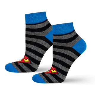Colorful men's socks SOXO Superman DC COMICS cotton socks