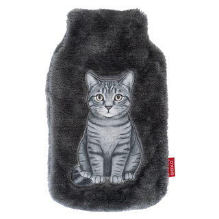 Hot Water Bottle Cover Cat Design