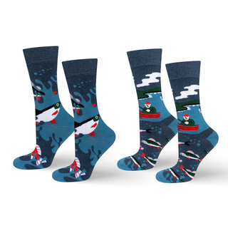 Men's Socks SOXO Fisherman - 2 Pairs Francuski: