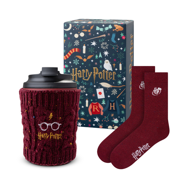 Zestaw Skarpetki Harry Potter + Kubek Termiczny
