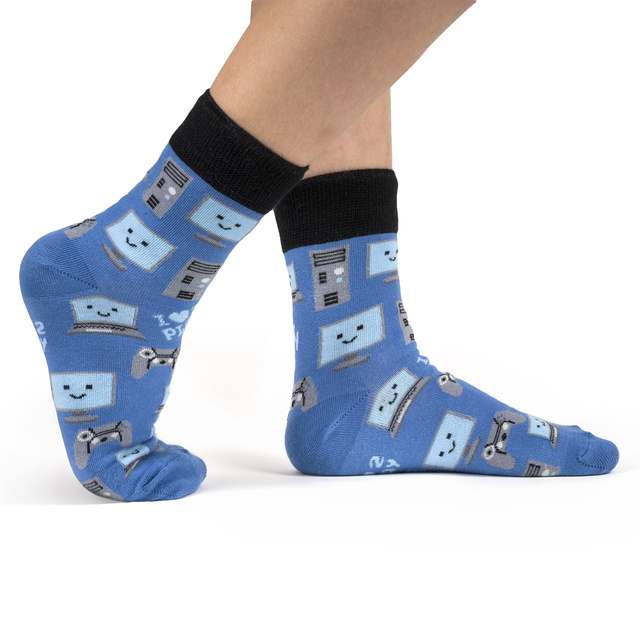 Women's SOXO socks with computer