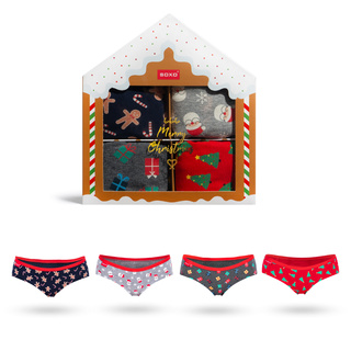 4x SOXO women's panties, a perfect Christmas gift for her
