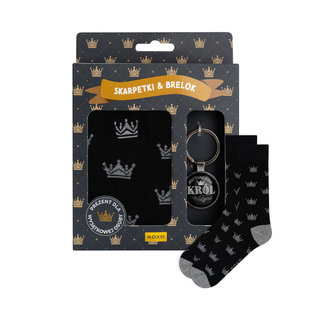 Drama Queen Socks + Keychain Set