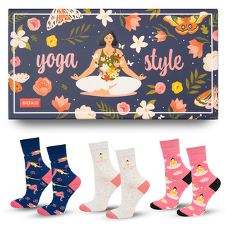SOXO Yoga women's socks in a pack - 3 pairs